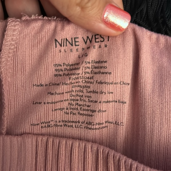 Pink Bridesmaid Pajama Set - Picture 4 of 4